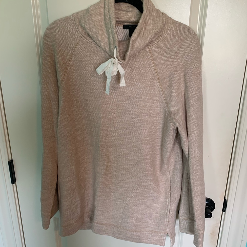 J. Crew Turtleneck Tunic Sweatshirt - Picture 2 of 4